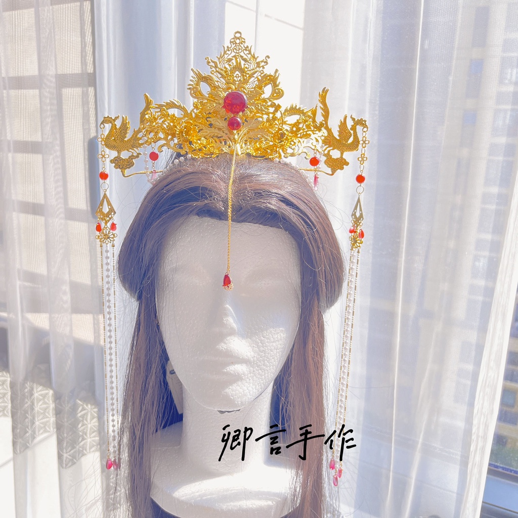 承顏天官賜福cos謝憐太子悅神發冠花冠武神發冠謝憐婚服發冠cos | 蝦皮購物