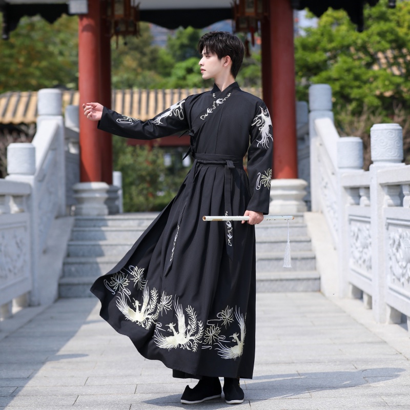 【烈焰】男漢服系列 原創中國風漢服 大袖衫外套 魏晉風男 學生畢業古裝套裝 男朗誦演出服 聚會古裝 | 蝦皮購物
