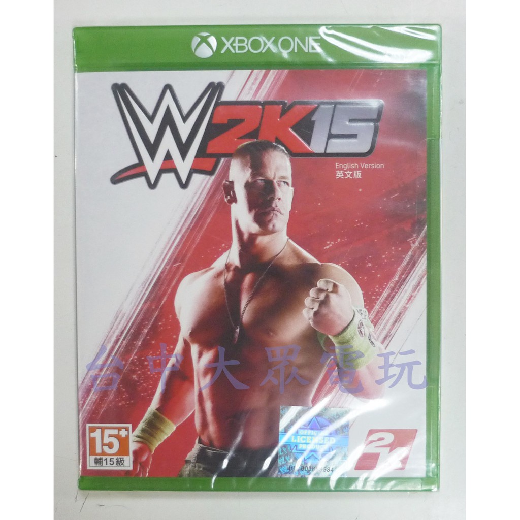 XBOX ONE 美國勁爆職業摔角WWE 2K15 (英文版)**(全新未拆商品)【台中