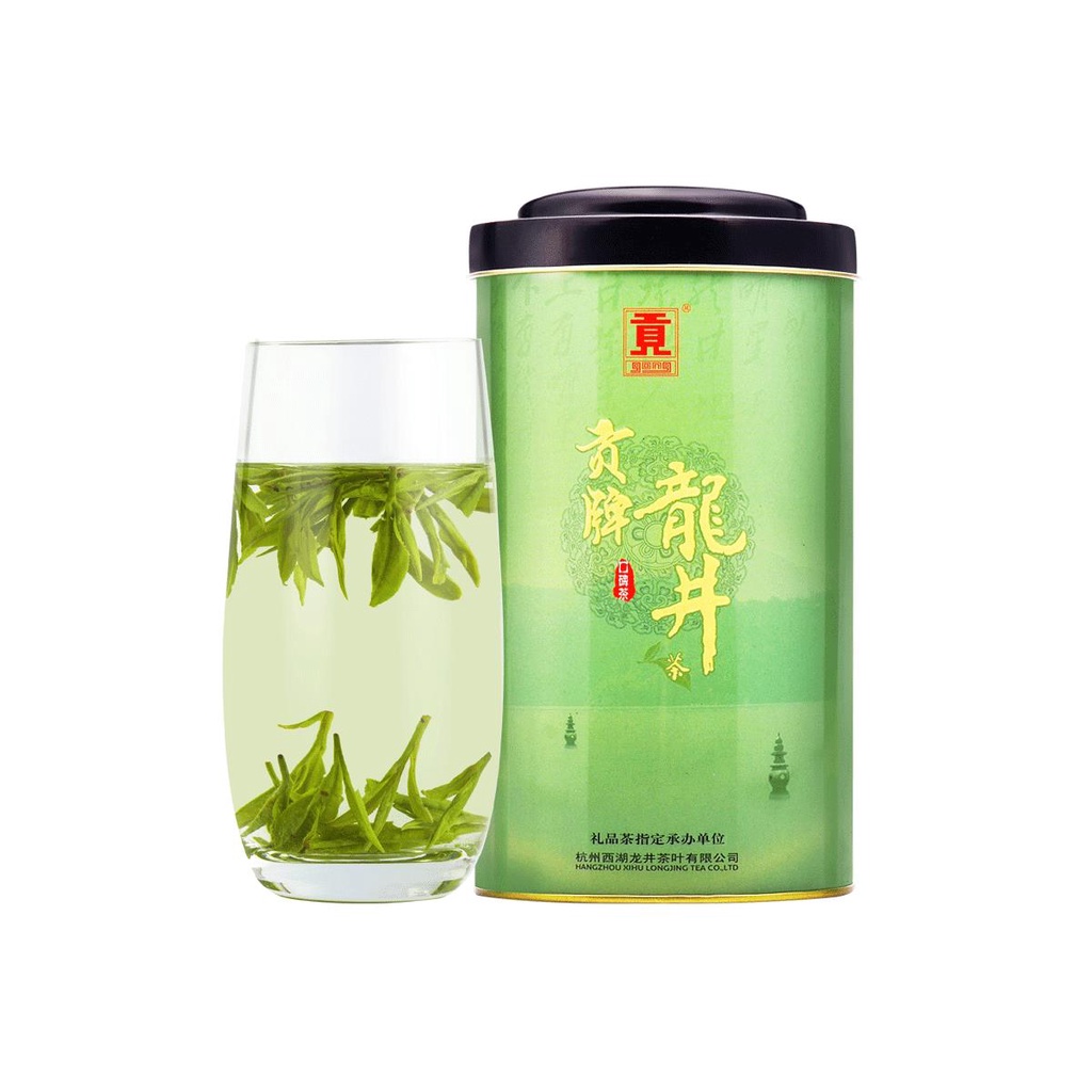 中国茶 西湖龍井茶 龙井茶 2024年新茶 精品2A（西湖牌茶叶绿茶明