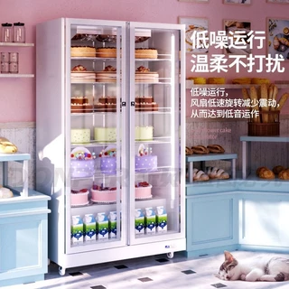 SANSAN's冷藏鮮花展示柜商用真風冷無霜單門飲料柜多門保鮮大容量