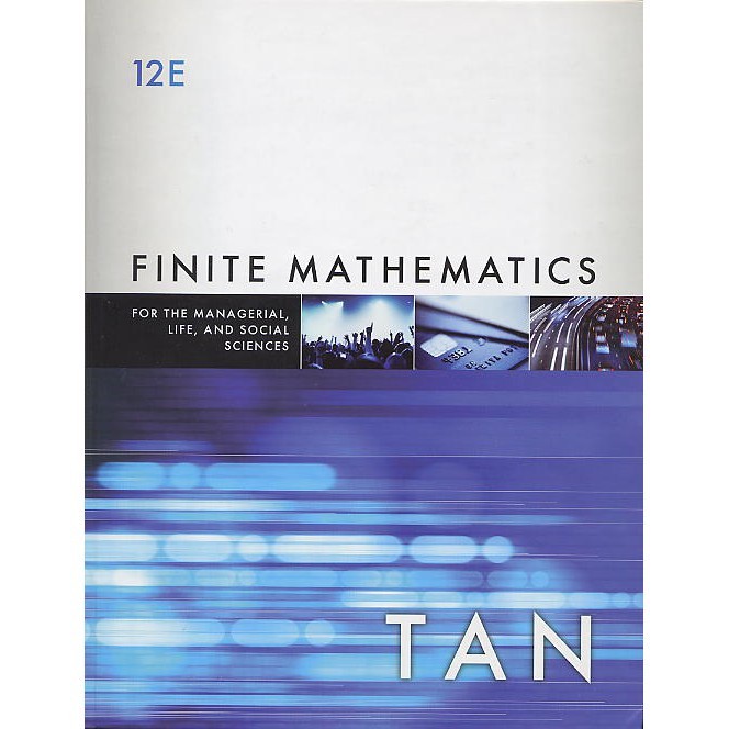 【華通書坊】Finite Mathematics 12/e TAN 9781337405782 | 蝦皮購物