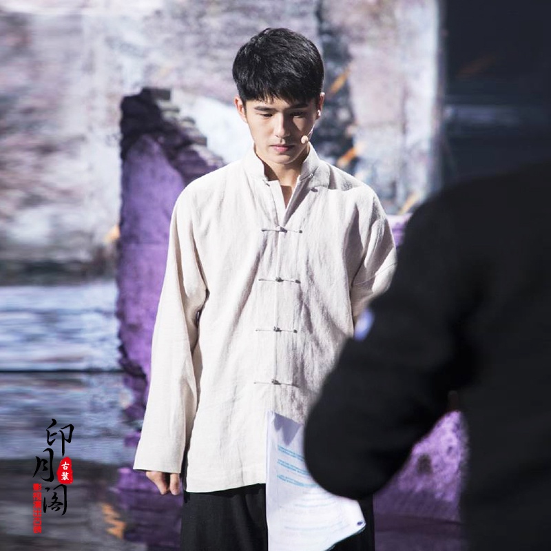 ★古裝cosplay★影視裝民國男古裝長袍馬褂進步青年古裝棉麻長衫打手黃包車夫古裝 | 蝦皮購物