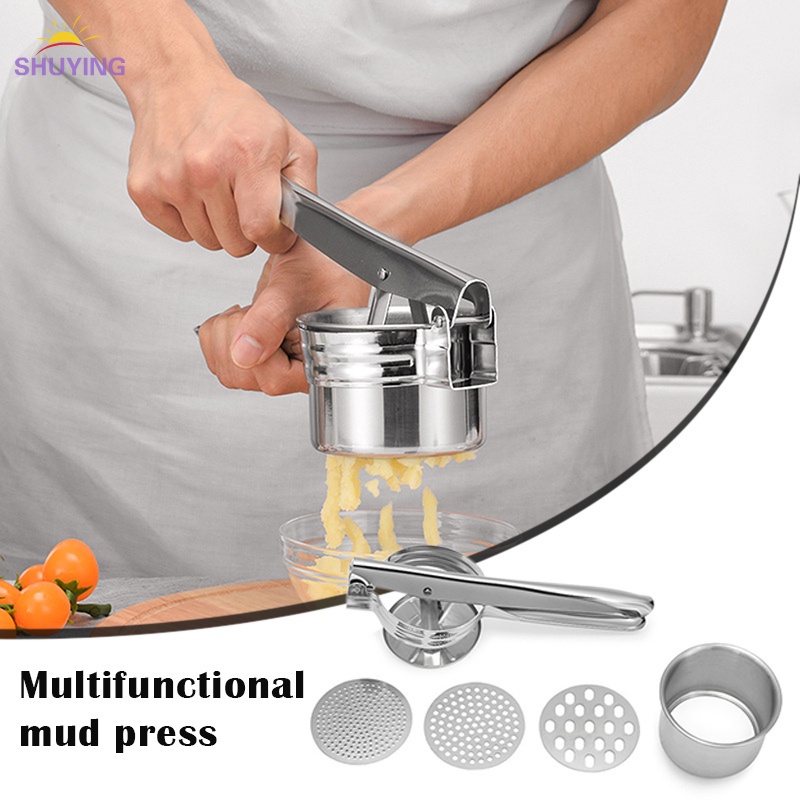 Lemon Squeezer Vegetable Masher Stainless Steel Potato Ricer | 蝦皮購物