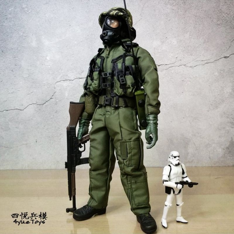 【兵人模型】組裝模型 現代空降師手辦士兵人模型1/6可動男孩玩具禮物武器配件擺件 威龍 | 蝦皮購物