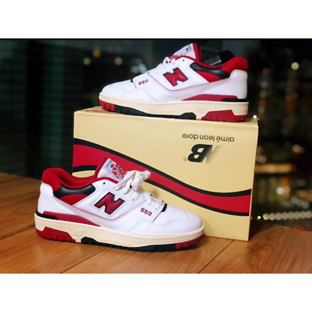 日本正品Aime Leon Dore x New Balance 550 白紅籃球鞋BB550AE1 | 蝦皮購物