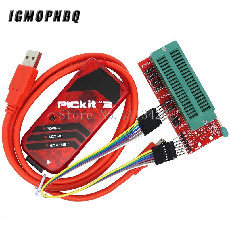 1套pickit3編程器+pic ICD2 PICKIT 2 PICKIT 3 PICKIT 3.5編程適配器通用編程 | 蝦皮購物
