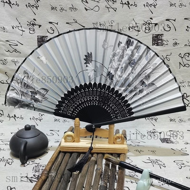 中國風漢服扇子 疊扇子 古風扇子 中式古風折扇 疊扇子 古扇團扇 摺扇 木雕扇 絲綢扇 折扇中國風舞蹈扇折疊扇古裝 | 蝦皮購物