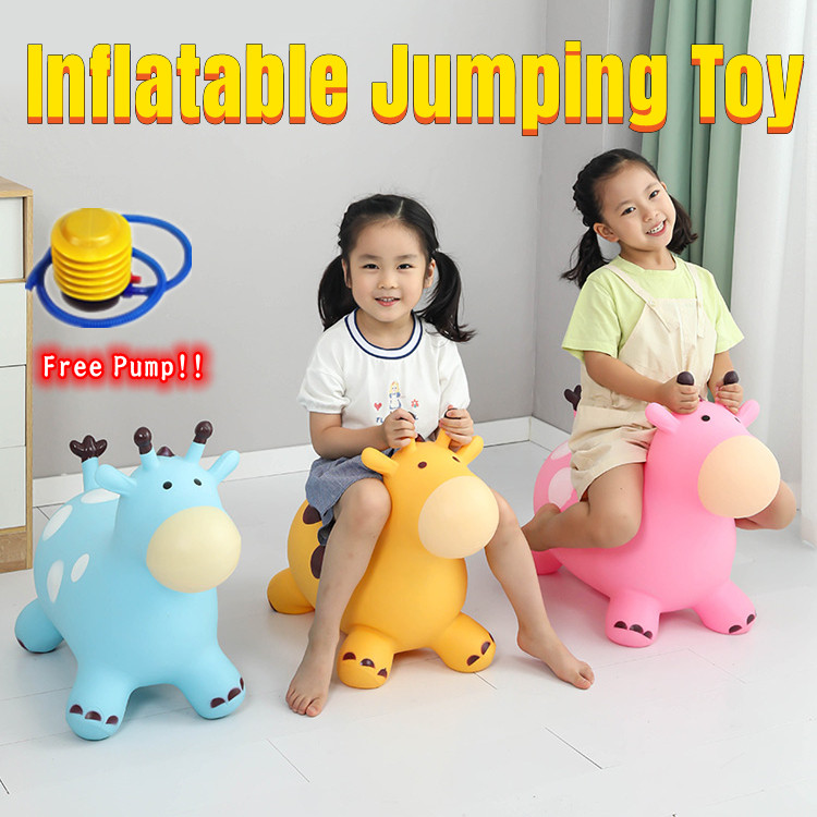 Ride-On Toy For Kid Jumping Horse&deer Bouncy Donkey Animal | 蝦皮購物