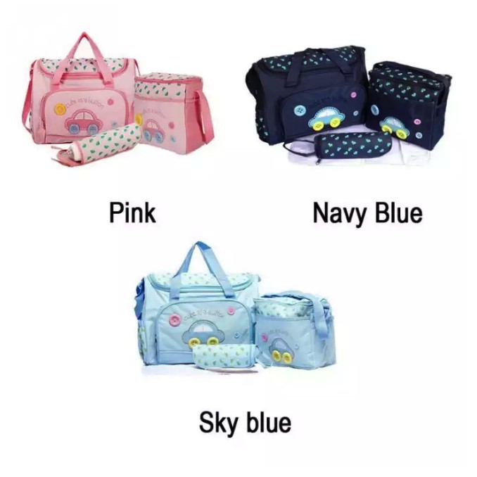 Cartoon Car Mommy Bag TMN- 002 4-in-1 Multi-function Baby Di | 蝦皮購物