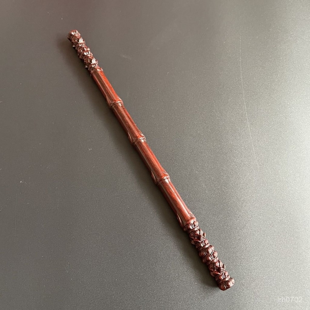 🔥紫檀木棍 迷你短棍 竹節棍 蓮花棍 把玩件 健身棍 木棍 敲背棒 竹節手盤龍棍 | 蝦皮購物