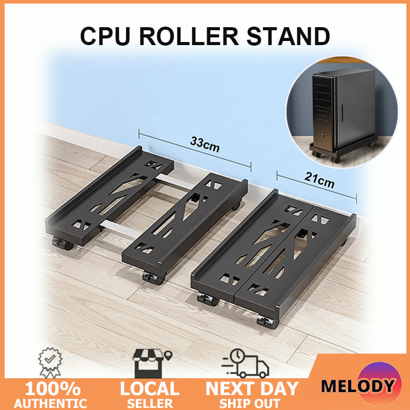 Computer Stand Cpu Roller Stand With Wheels For Computer Pc | 蝦皮購物