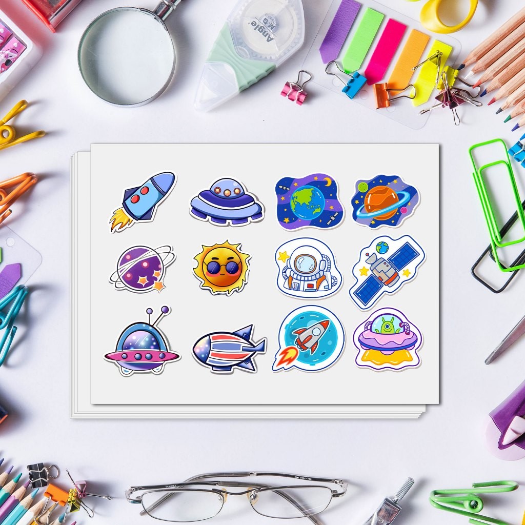 20 Sheets Printable Sticker Paper A4 Size for All InkJet Pri | 蝦皮購物