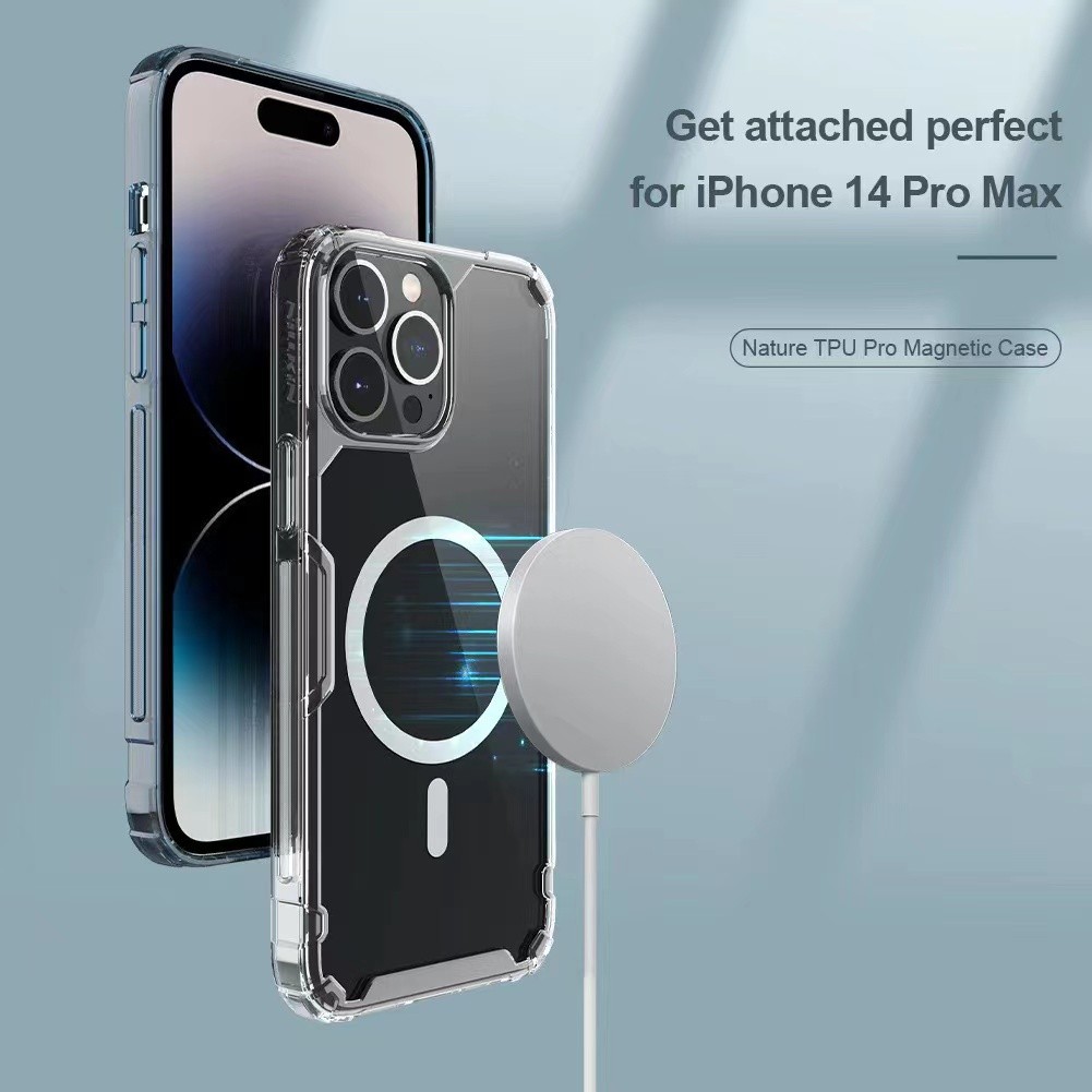 Nillkin Nature Tpu Pro Magnetic Wireless Charging Case For I 蝦皮購物 