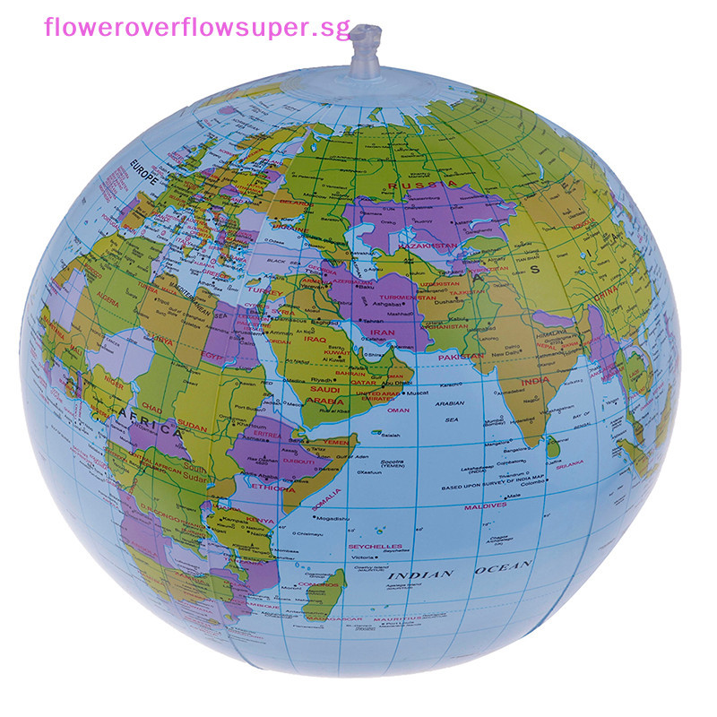 40cm inflatable world globe teach education geography map to | 蝦皮購物