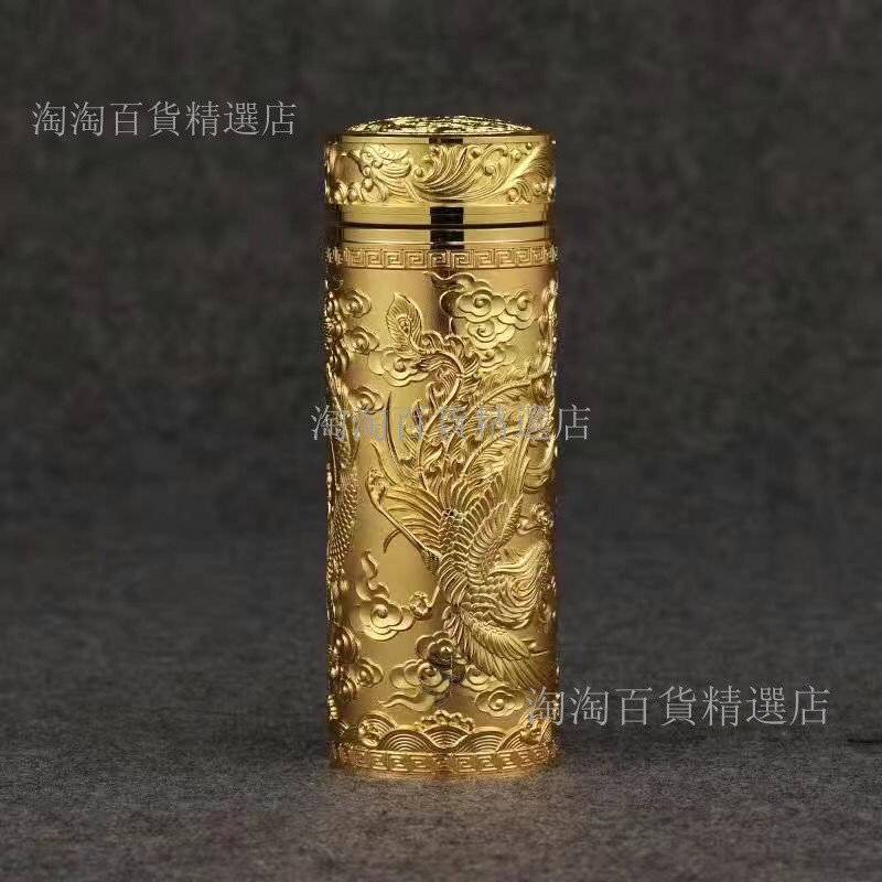 九龍足銀純銀保溫杯高檔保健九龍杯龍鳳999浮鵰銀離子商務禮品| 蝦皮購物