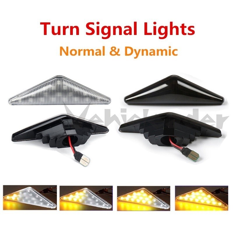 普通/動態轉向燈 LED 側標誌燈側面中繼燈反射燈 12V 面板燈適用於蒙迪歐 MK III 適用於 FOCUS MK | 蝦皮購物