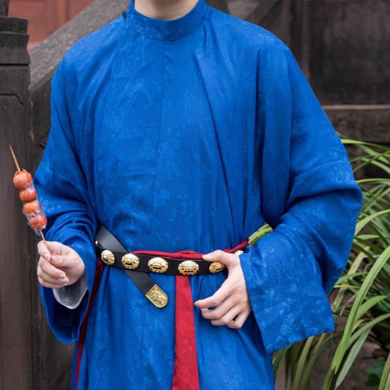 店鋪熱銷惜物國風 唐製漢服圓領袍傳統缺跨袍仿花羅雜寶多寶紋唐圓領袍 | 蝦皮購物