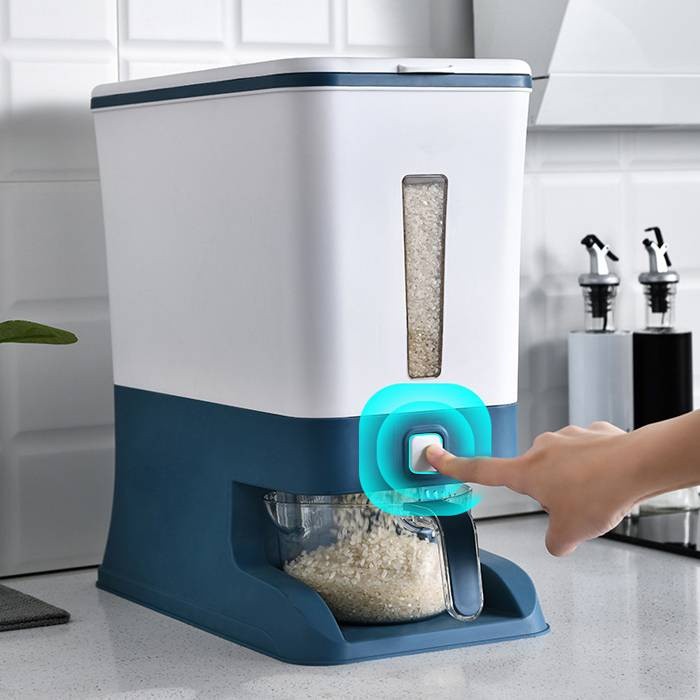 Rice Dispenser with measuring cup Whole Grains Storage, Rice | 蝦皮購物