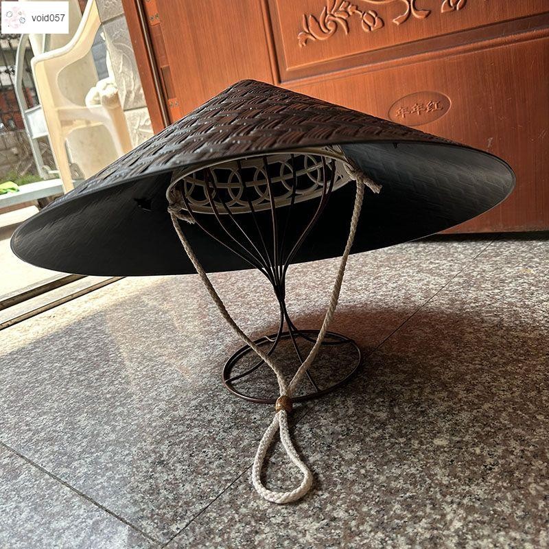 【大檐防雨】塑料斗笠帽 戶外農用遮陽帽 釣魚帽 環衛工作帽 道具斗笠 舞蹈演出帽 鬥笠帽 遮陽斗笠 | 蝦皮購物