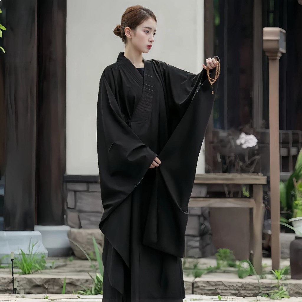 台灣出貨 夏季海清佛衣 不透薄款 居士服 僧人大褂男女出家和尚禪修廣袖海青服 海青居士服 海青 袈裟 海青長褂居士服 | 蝦皮購物