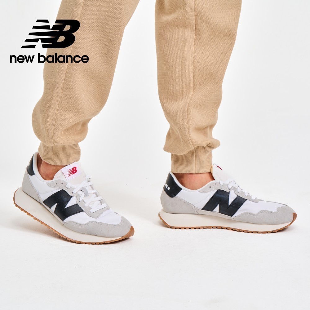 【New Balance】 NB 復古運動鞋_中性_白灰黑_MS237CI-D楦 237 (蝦皮獨家款) | 蝦皮購物