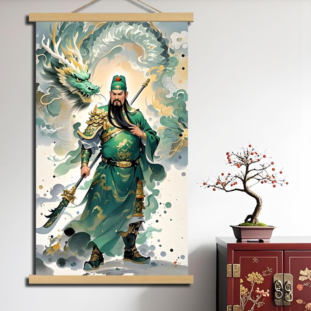 武財神關公關羽招財鎮宅掛畫 祈福客廳中堂掛墻裝飾 畫關二爺供奉畫 | 蝦皮購物