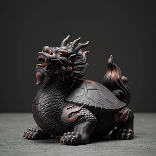 精巧美品 紫銅製 龍 横財 茶寵 文鎮 置物 国潮古铜实心铜器双鱼铜茶宠茶玩压纸镇纸可养茶拔搁置茶道摆件