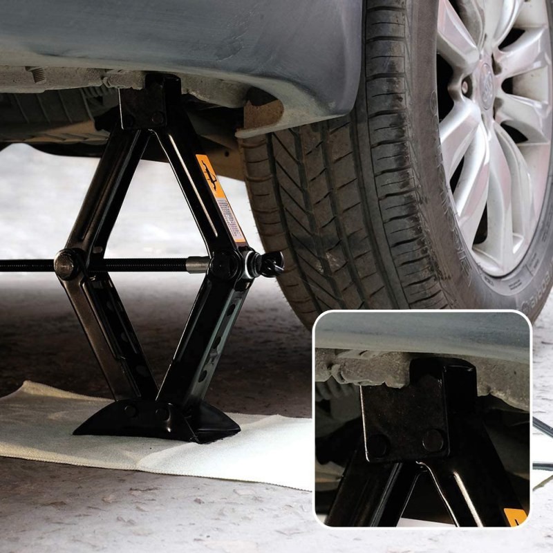 1Tons Jack for Car Auto Labor Saving Jack Scissor Jack Rocke | 蝦皮購物