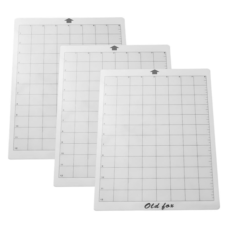 3Pcs Replacement Cutting Adhesive Mat with Measuring Grid 8 | 蝦皮購物