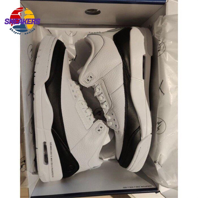 現貨 Fragment X Air Jordan 3 White 黑白 Da3595-100 籃球鞋 休閒鞋 | 蝦皮購物