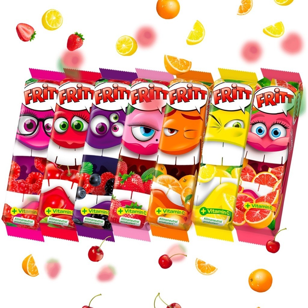 Fritt::耐嚼水果軟糖::6入/70g | 蝦皮購物