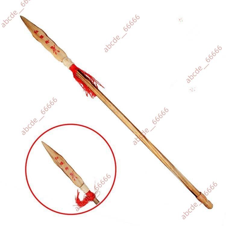 主推~木質碳化紅纓槍長矛趙云槍 舞臺表演道具 景區熱銷工藝品工廠批發 | 蝦皮購物