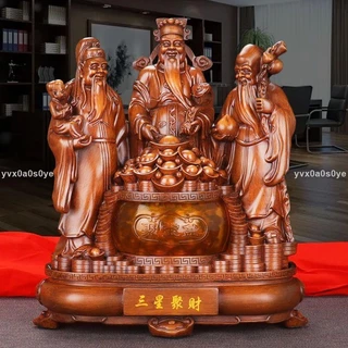 三星高照 置物 彫像 風水 ?古福禄寿三仙像 財運 開運 招福 三星高照 置物 彫像 風水 ?古福禄寿三仙像 財運 開運 招福