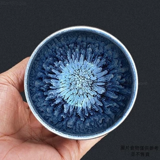 R42 N25手作り 6客 茶器高級品『銀油滴釉.茶盞』超稀珍品 曜変油滴星天目 茶道具 窯変星目盞 茶盞 抹茶碗 煎茶碗 茶器 建窯 幻想的な釉景 純手工油滴建陽建盞茶杯套裝名家高檔泡茶盞杯陶瓷單個男女主人杯|建盞