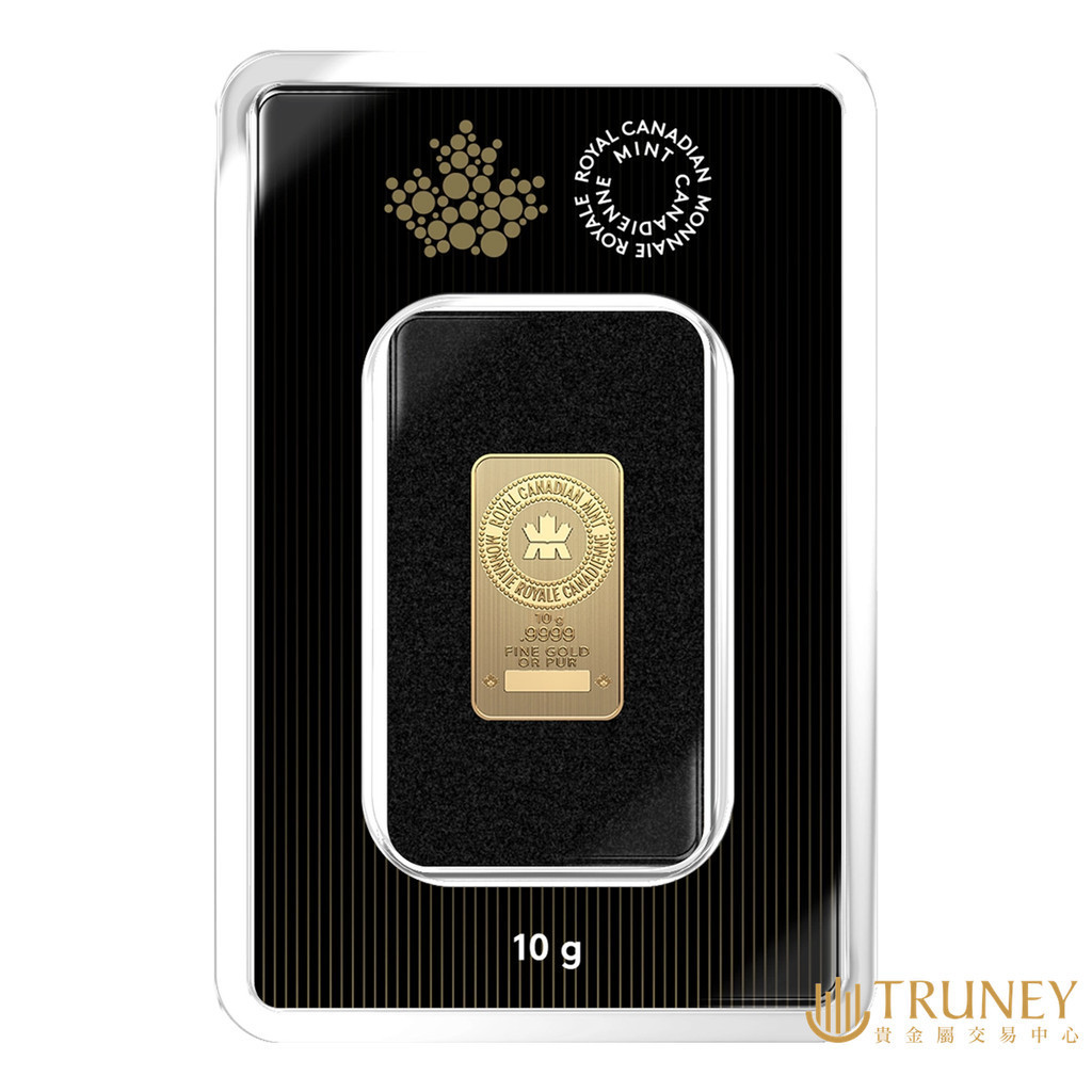 【TRUNEY貴金屬】加拿大皇家金條10公克 - 檢驗卡裝 | 蝦皮購物