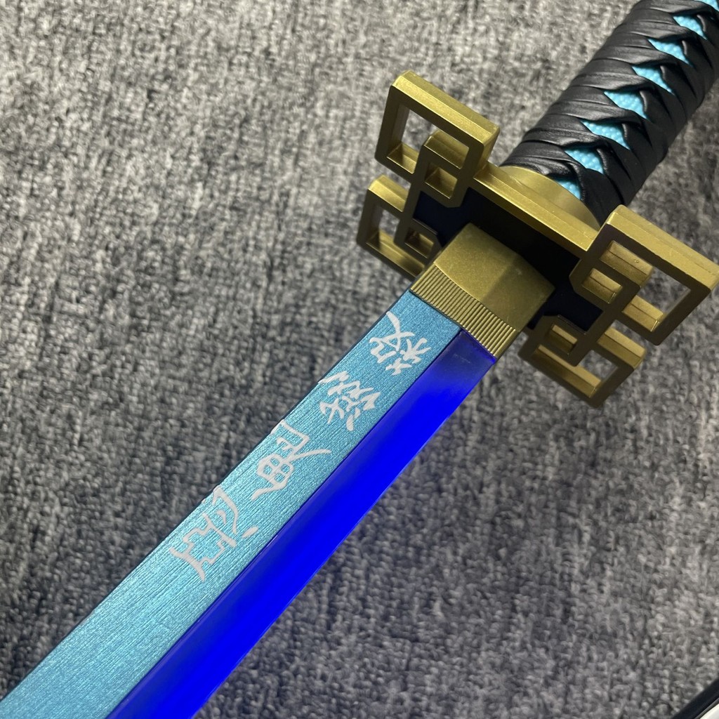 武士刀 木刀 鬼滅之刃鍛刀篇時透無一郎霞柱日輪刀光款木刀動漫cos道具玩具 | 蝦皮購物