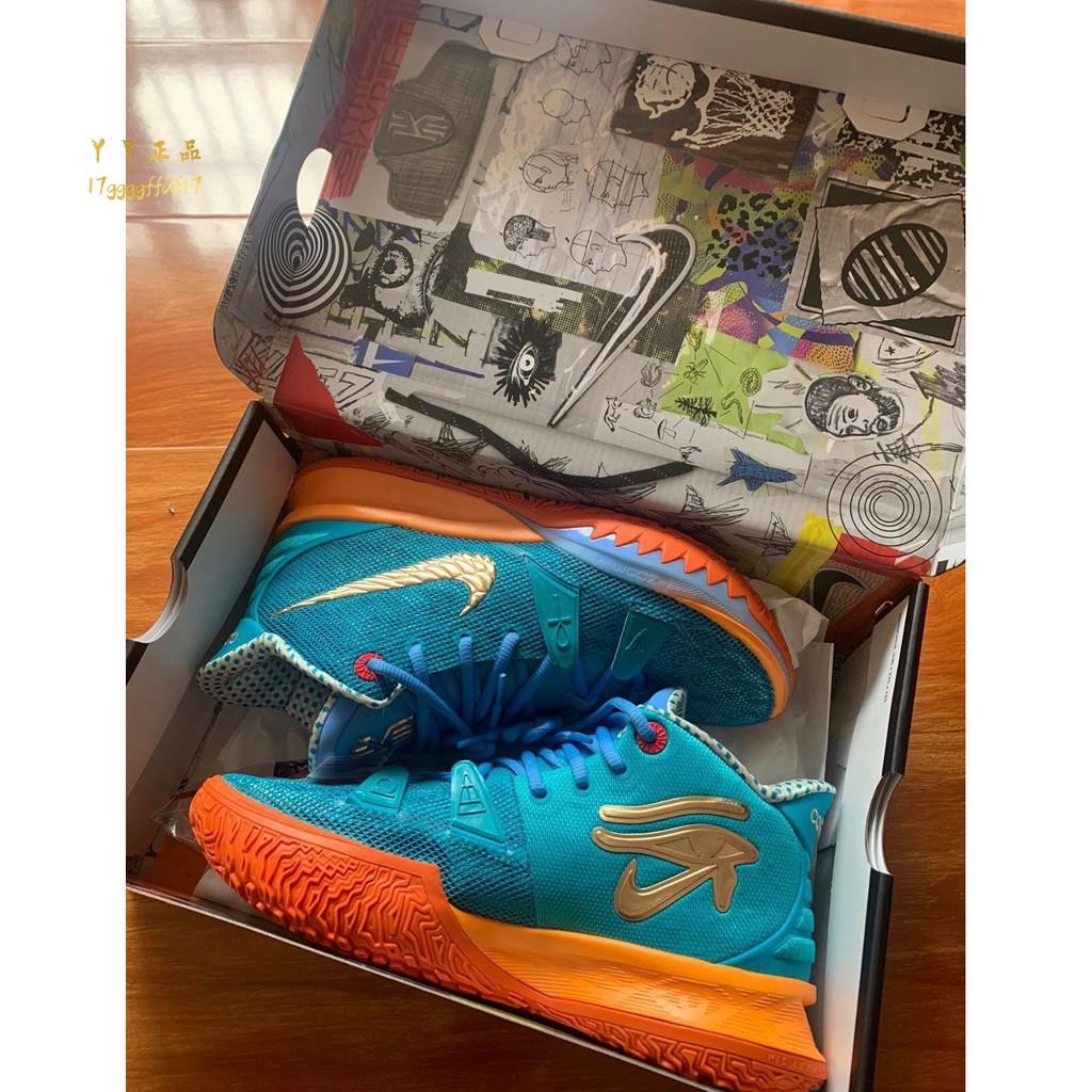 正版 Concepts x Nike Kyrie 7 "Horus" EP藍橙 休閒鞋 CT1137-900 現貨 | 蝦皮購物