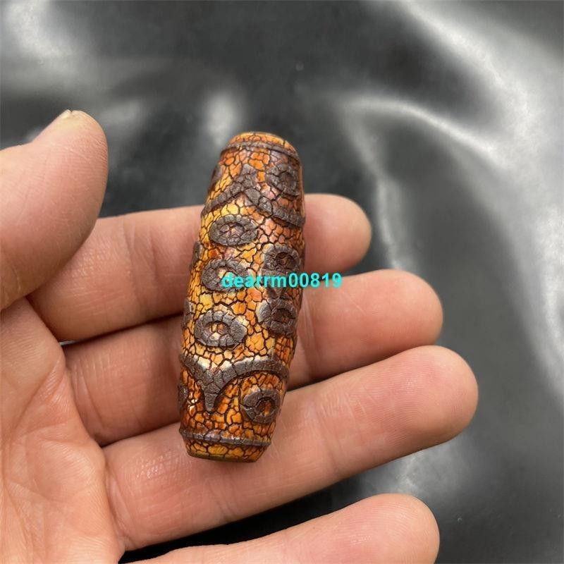 10公分108眼天珠老瑪瑙勒子筒珠7釐米九眼天珠58眼21眼勒子天珠瑪瑙天珠