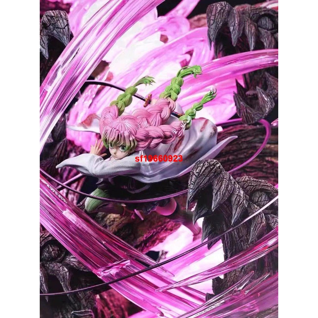 收藏手辦 定制動漫GK鬼滅之刃戀柱 九柱共鳴甘露寺蜜璃特典怯之鬼GK手辦11.30 | 蝦皮購物