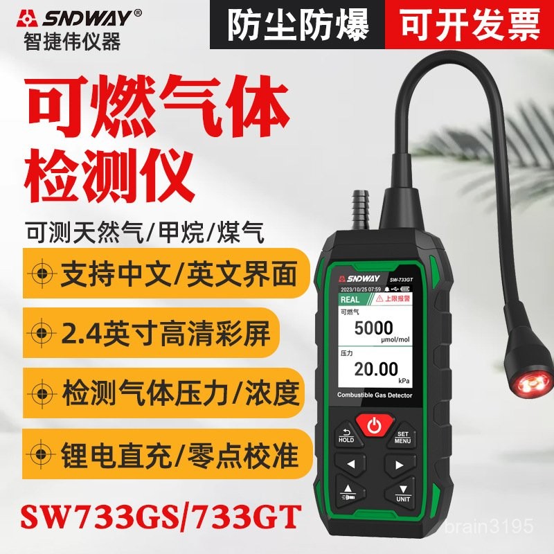 【新款下殺+發票】SNDWAY深達威SW-733GS/SW-733GT可燃氣偵測儀防爆型瓦斯液化氣煤氣濃度洩漏警報器 | 蝦皮購物