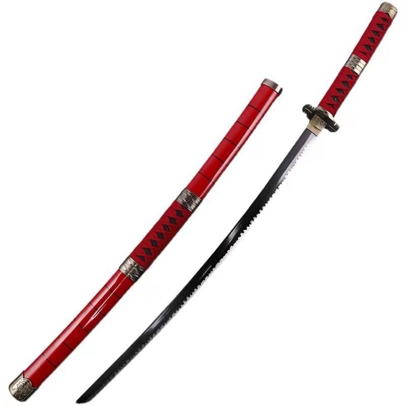 武士刀 木刀 海賊王的刀武器三代秋水和道三把刀黑紫閻魔刀武士刃劍木制不開刃 | 蝦皮購物
