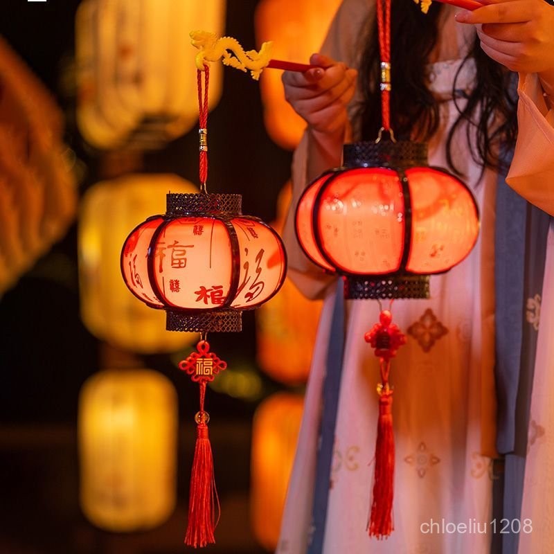 新年燈籠 燈籠 陽臺大紅燈籠 吊燈籠 紅燈籠 大門燈籠 結婚陽臺燈 防水燈籠 元宵燈籠 圓燈籠春節新款中式古風燈籠手工d | 蝦皮購物