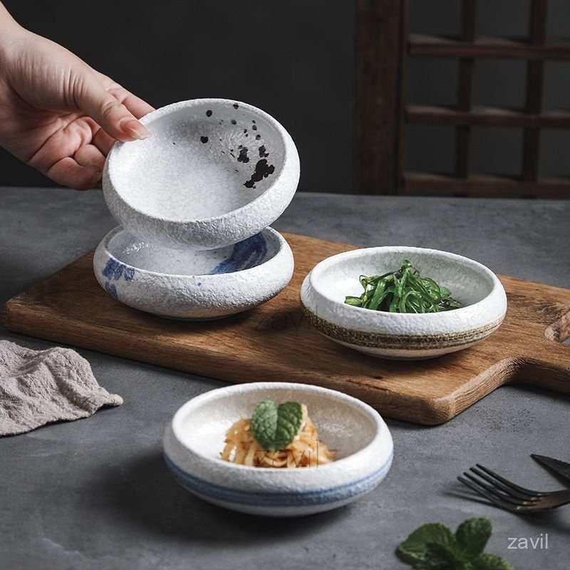 【限時特價】 【瓷質細膩】森閤燒日式小喫菜碟點心碟陶瓷碟子調味碟醬料碟醬油碟圓形小碟 | 蝦皮購物