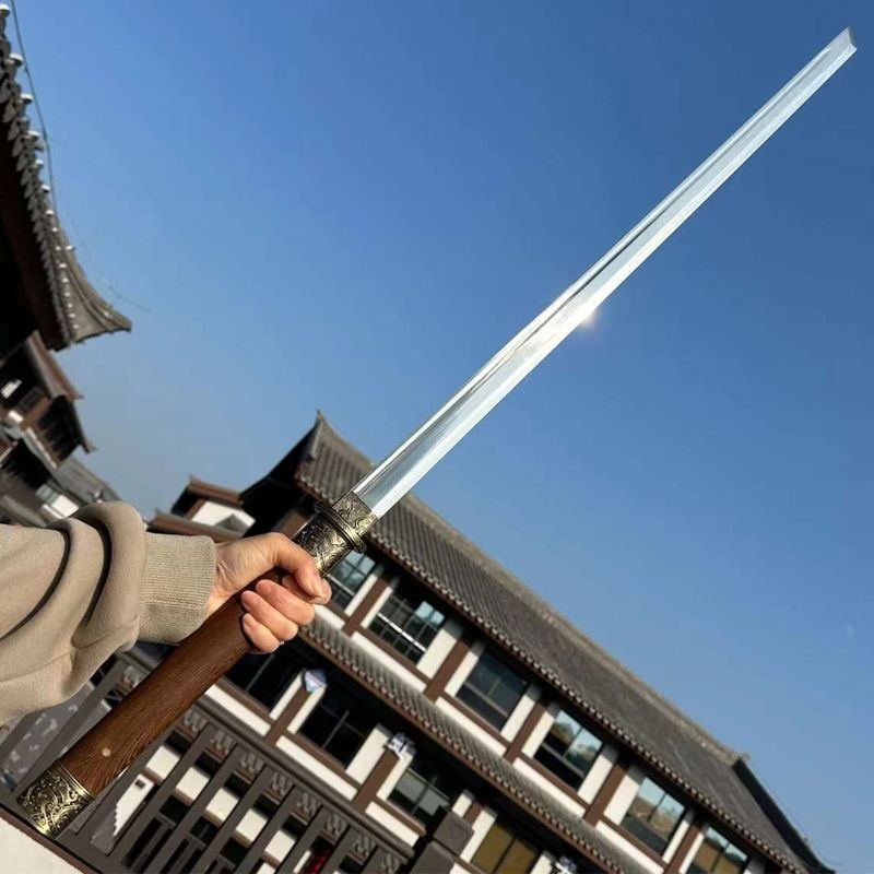 【千羽】唐橫刀龍泉鎮宅寶劍高錳鋼繡春刀一體刀劍長款防身道具 收藏擺件未開刃 | 蝦皮購物
