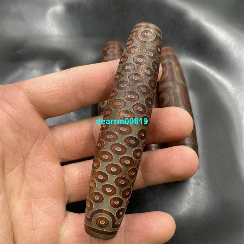 10公分108眼天珠老瑪瑙勒子筒珠7釐米九眼天珠58眼21眼勒子天珠瑪瑙天珠