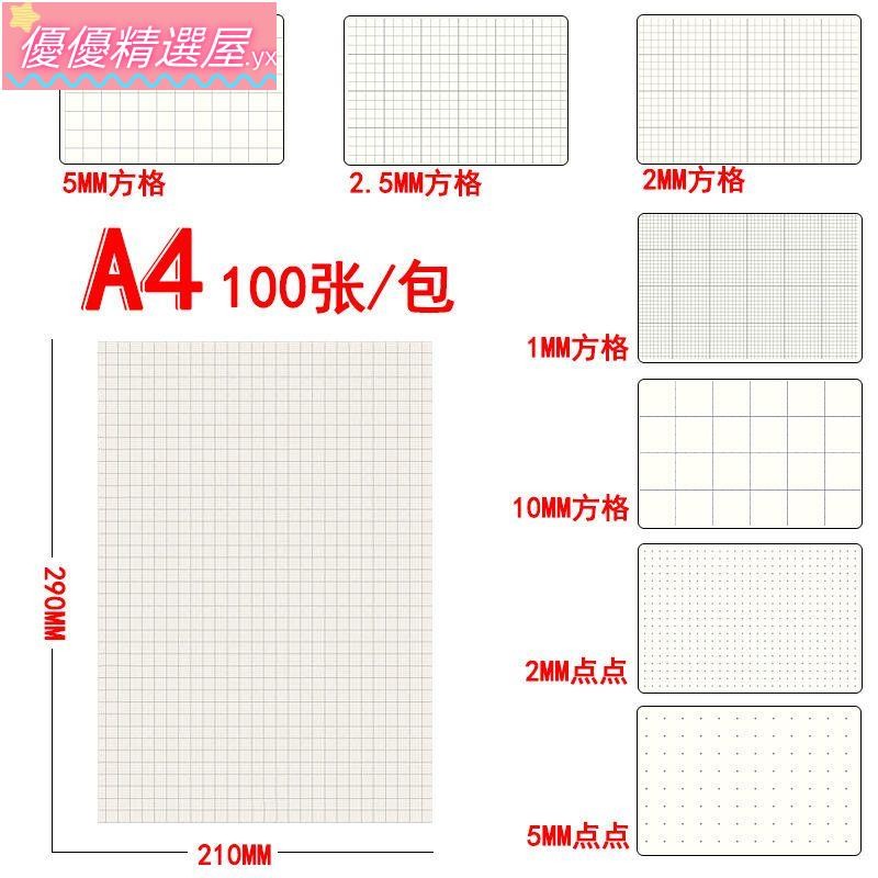 #熱賣#雙面2mm網格紙a4坐標紙刻度紙格子設計方格紙設計版型繪圖紙 | 蝦皮購物