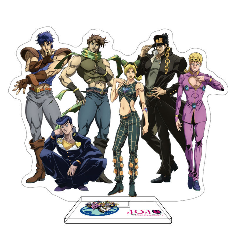 JOJO週邊立牌 JOJO的奇妙冒險動漫立牌黃金之風喬巴納石之海空條徐倫承太郎迪奧 IEMD | 蝦皮購物