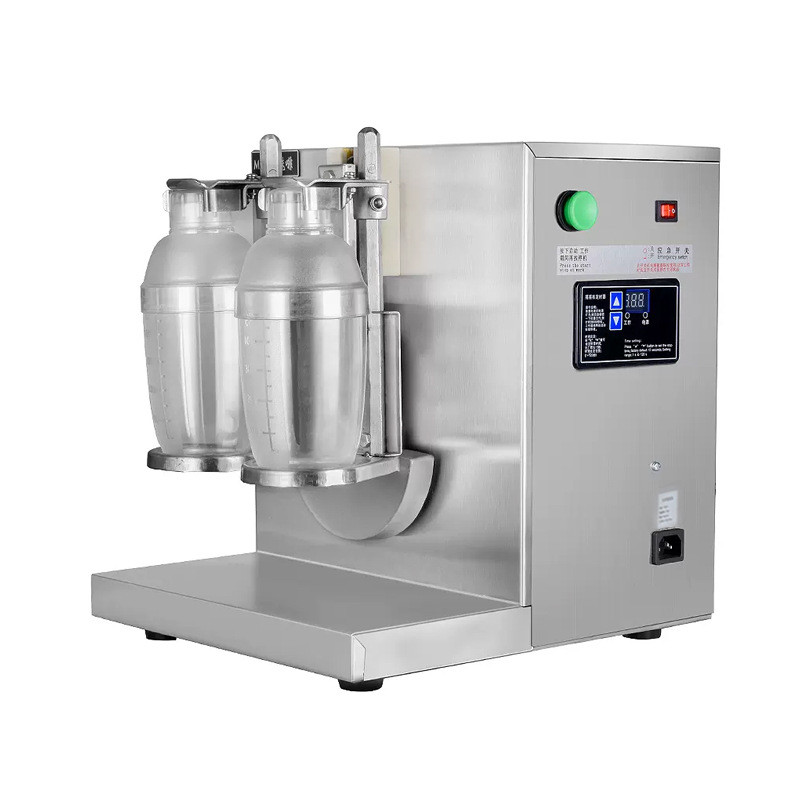 【可開票】搖茶機 茶搖搖機 搖杯機 商用不銹鋼雙頭自動 搖勻搖茶機 | 蝦皮購物