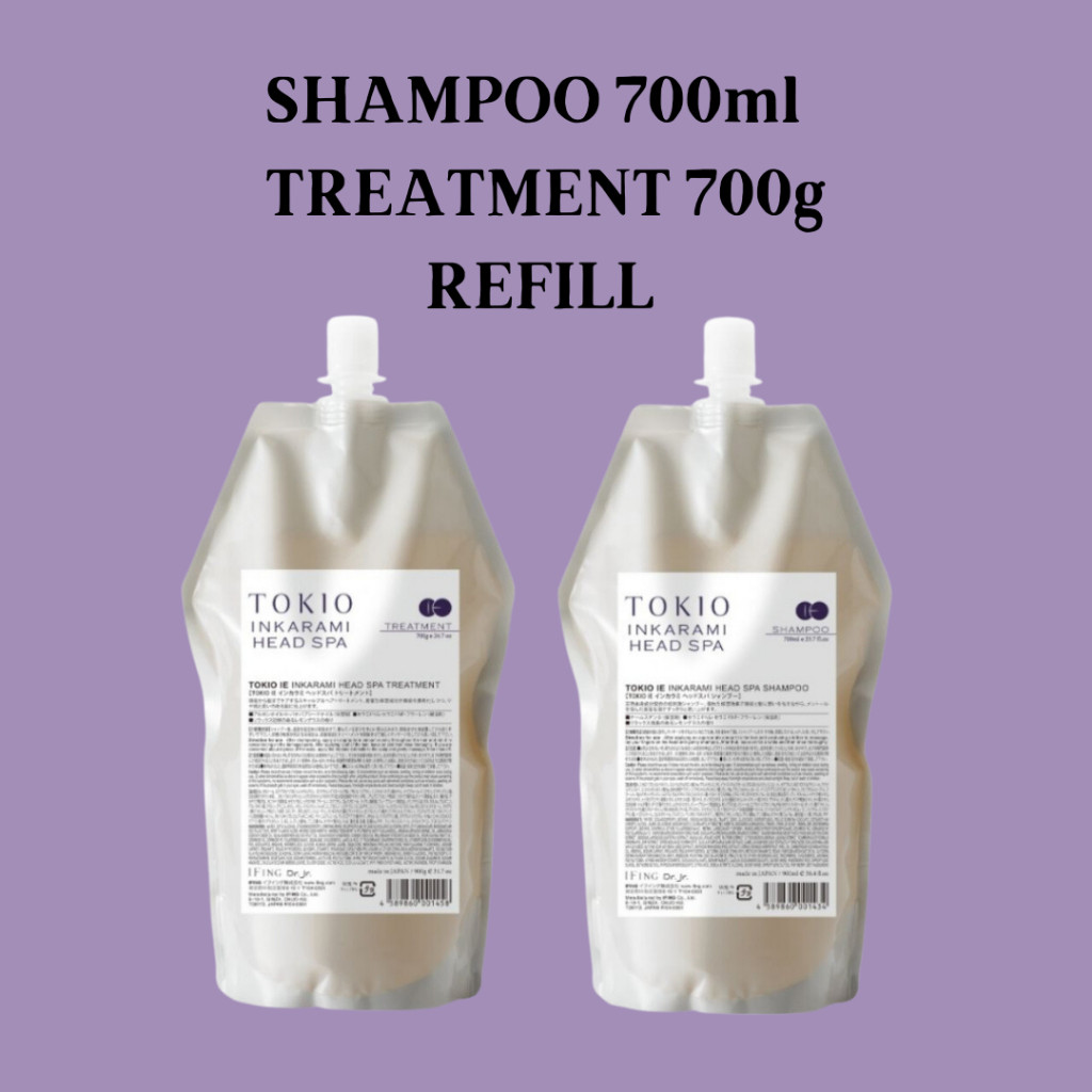 TOKIO IE Inkarami Head Spa頭皮水療洗髮精護髮素瓶補充包400ml 700ml